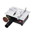 thumbnail image 1 of Precision Desktop Miniature Table Saw DIY Aluminum Alloy Cutting Machine Mini Model Small Chainsaw, 1 of 6