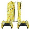 thumbnail image 2 of Skin Sticker for PS5 Slim Standard Disc Digital Edition Console and Controllers Decals for Playstation 5 (Cute Rubber Duck,PS5 Disc Edition), 2 of 5