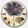 thumbnail image 1 of DesignArt Abundant Hydrangea Flower I Large Wall Clock, 1 of 2