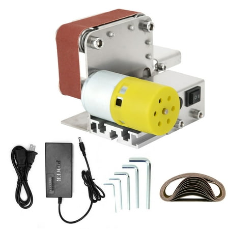 

Electric Belts Sander Mini Belt Machine 4500-9000r/min Output With 10Pcs Abrasive Band For Workpiece Grinding US Plug 795