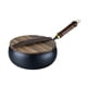 thumbnail image 4 of Sartén wok de hierro, sartén para saltear, olla doméstica, fondo plano con tapa y madera 24 cm, 4 of 9