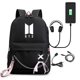 thumbnail image 1 of Bts Peripheral Backpack Cute Support Mochila para estudiantes masculinos y femeninos Versión coreana Campus Mochila transfronteriza ZefeiWu 8390606153098, 1 of 1