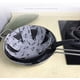 thumbnail image 4 of Protectores de ollas y sartenes, juego de 12, 3 tamaños, juego de protectores de utensilios de cocina, separador de sartenes antideslizante, revestimientos de sartenes para apilar, juego de, 4 of 5