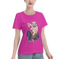 thumbnail image 2 of Women's Basic Short Sleeve T-Shirt Demon Slayer Blade Inosuke, 2 of 6