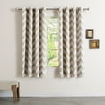 thumbnail image 1 of Best Home Fashion Chevron Room Darkening Curtain Panel, 1 of 10