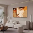 thumbnail image 3 of Abstract Decorative Painting Of Human Face Framed Gallery Poster Decorative Painting Canvas Wall Art Living Room Posters Bedroom Painting,Frame-style,16x24inch(40x60cm), 3 of 8