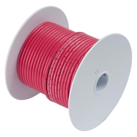 113505 Tinned Copper Battery Cable, 4 AWG (19mm2), Red - 50ft