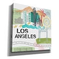 thumbnail image 2 of Epic Graffiti 'Los Angeles' by Linda Woods, Canvas Wall Art, 12"x12", 2 of 5