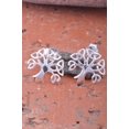 thumbnail image 5 of SilverCloseOut Sterling Silver Teens Womens Celtic Triquetra Tree Stud Earrings, 5 of 5