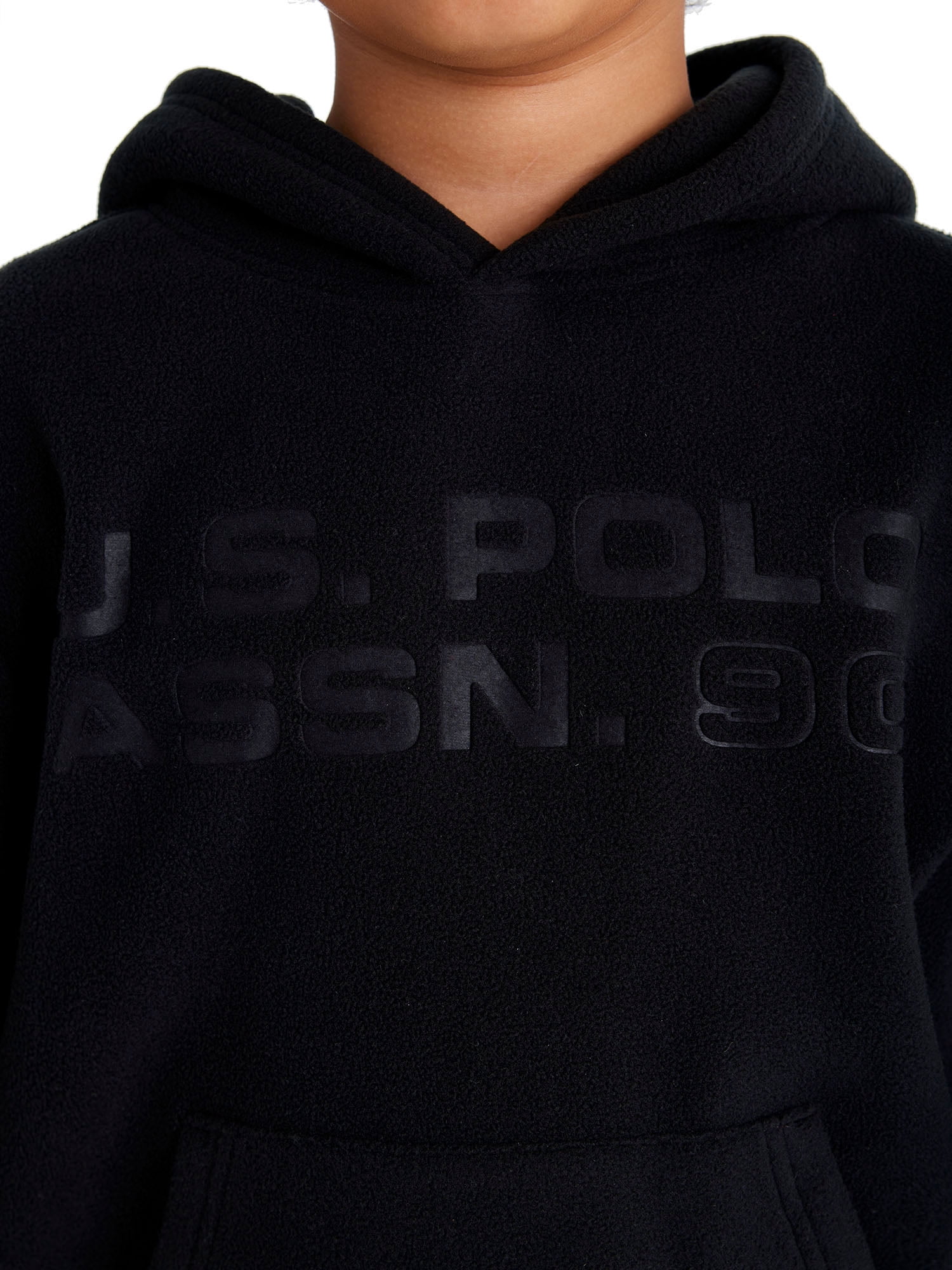 U.S. Polo Assn. Boys Polar Fleece Pullover Hoodie, Sizes 4-18