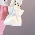 thumbnail image 4 of MeetoTime Baby Girls Clothes 1-7 Years Spring Fall Printed Patchwork Long Sleeve Princess Dresses for Girl, 4 of 6