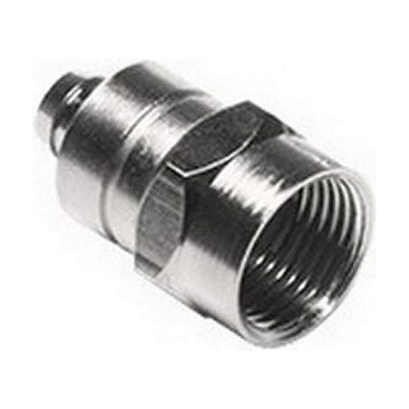 Leviton 40985-Q6 One-Piece Crimp-On Connector for RG-6 Quad Shield