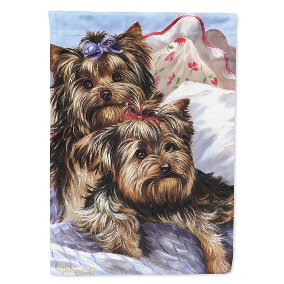 Carolines Treasures PPP3240GF 11 x 0.01 x 15 in. Yorkie Bed Bugs Garden Flag