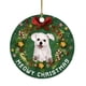 thumbnail image 2 of Fiudx Colgante Navideño de Perro, Divertido Adorno para Árbol de Navidad, Impresión Por Sublimación de Alta Temperatura, Decoración Navideña para Árbol, Ventana o Puerta, Regalo Festivo, 8 Cm de Diám, 2 of 2
