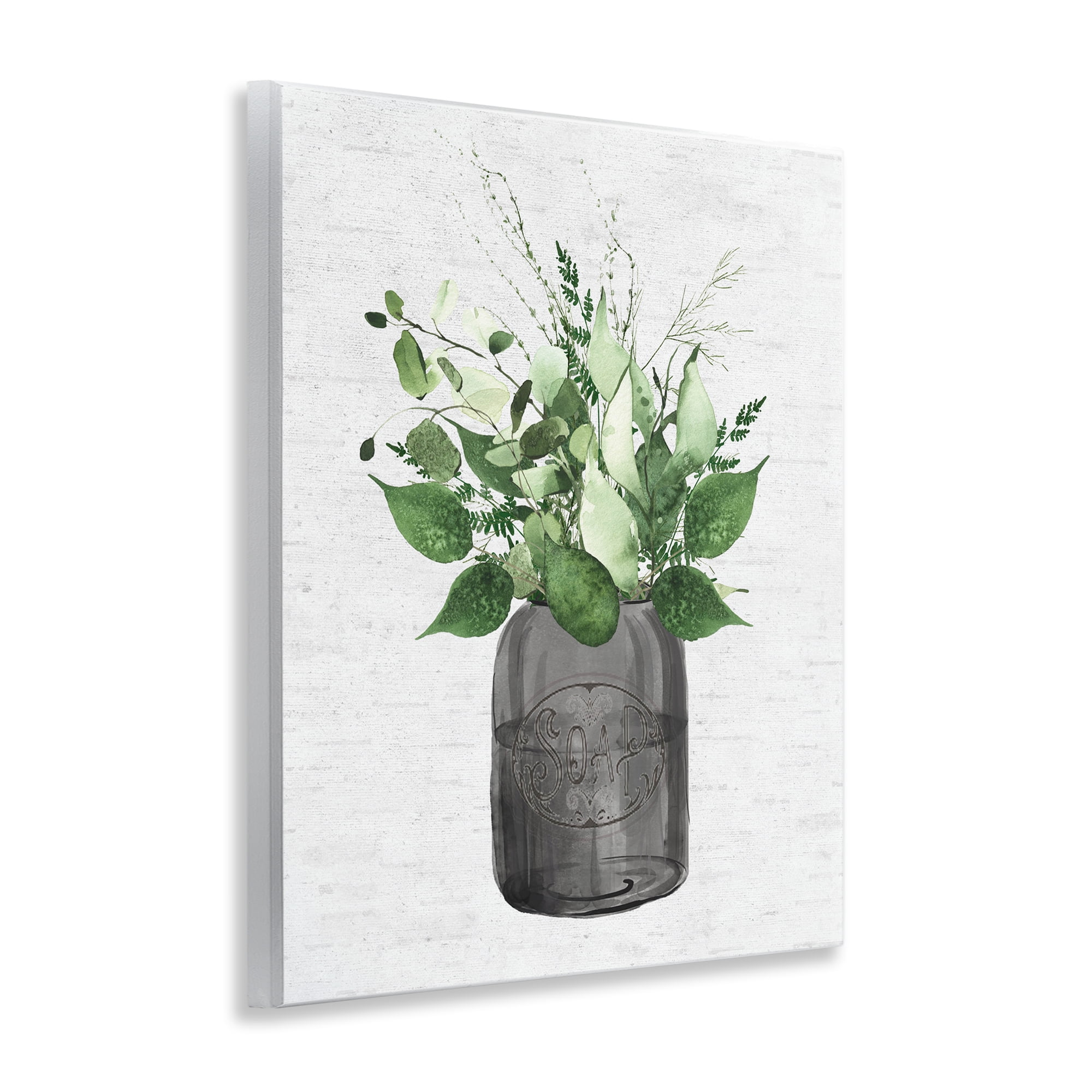 Vintage Soap Jar Herbs Wall Plaque Art, design by Lettered and Lined