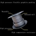 thumbnail image 4 of Gamvdout High Purity Graphite Packing Length 1M/3.2FT Flexible Graphite Compression Packing High Pressure  Steam  Heat Exchange Media, 4 of 7