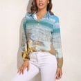 thumbnail image 3 of Starfish Beach Long Sleeve Blouse Woman Streetwear Casual Shirts Summer Oversize Woman Streetwear Clothing Birthday Present, 3 of 7