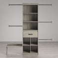 thumbnail image 4 of Little Seeds Nova Grow with Me Grey Oak Adjustable Kids’ Closet Organizer System, 4 of 22