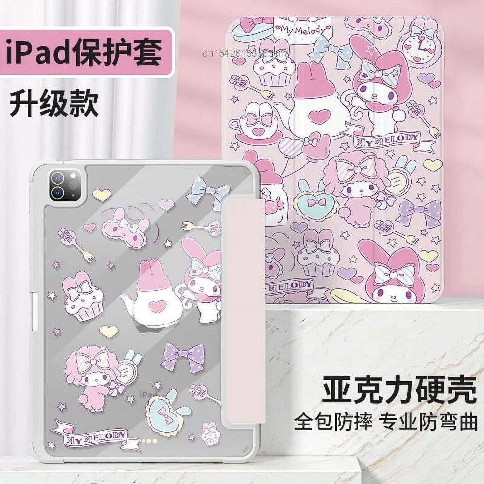 メロクロiPad Air Sanrio My Melody Cinnamoroll IPad Case Acrylic Air 1 2 3