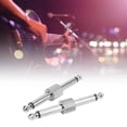 thumbnail image 3 of 2PCS 6.35mm Effect Adapter Connector Noise Reduction Guitar Pedal Coulper Conversion Plug Metal Guitar Pedal Connector, 3 of 8