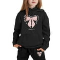 thumbnail image 4 of Afdoent Kid Girls Clothes Winter Hoodie And Joggers Comfy Casual With Stylish Print For Toddler To Teen 2-3 Years, 4 of 4