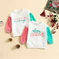 thumbnail image 3 of URMAGIC Baby Girl Christmas Long Sleeve Oversize Pullover Sweatshirt Tops,6M-3T, 3 of 10