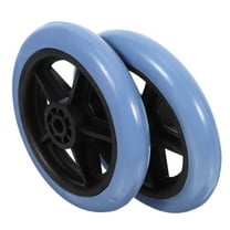 Niceauty 2Pcs Multipurpose Wheel Replacement Front Wheel PVC for Elderly