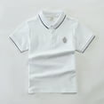 thumbnail image 3 of Haut pour Enfants, T-Shirt à Manches Courtes avec Imprimé Décontracté et Col pour Adolescents, 3 of 5