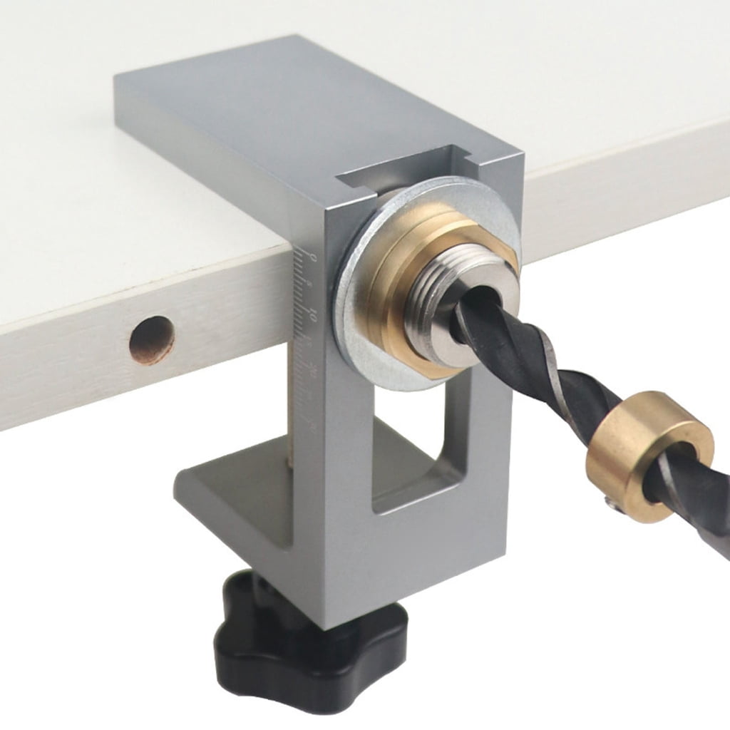 MOMOJIA Pocket Hole Jig Metal Pocket Screw Jig Drill Guide Holes Drilling Punch Locator
