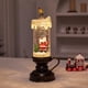 thumbnail image 4 of Decoraciones navideñas, adornos navideños, linterna de nieve navideña de 110 ml, velas de nieve a pilas, vela navideña sin llama, elegantes decoraciones con velas iluminadas con nieve, 4 of 6