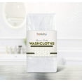 thumbnail image 6 of Beauty Threadz Fast Drying, Extra Absorbent, 100% Terry Cotton Washcloths, White - Pack of 24, 6 of 7