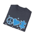 thumbnail image 4 of Blue Peace Puzzle Autism Awareness Graphic Novelty Tshirt, 4 of 7