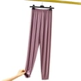 thumbnail image 5 of YYDGH Women's Home Pajamas Pants Elastic Waist Cuffed Hem Soft Lounge Pants Casual Loose Fit Sleep Pajama Bottoms with Pockets Daily Wear, 5 of 6