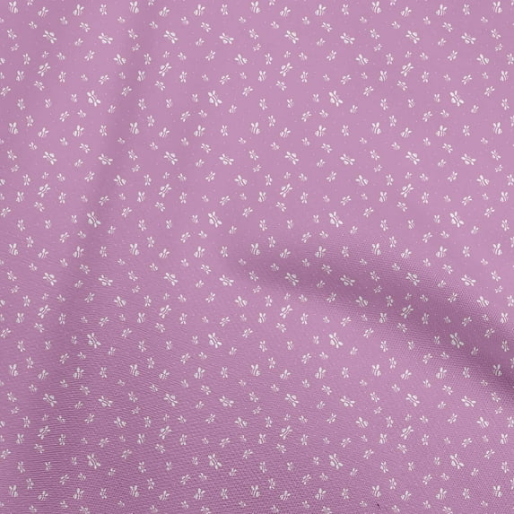 oneOone Rayon Pink Fabric Honey Bees Dress Material Fabric Print Fabric By The Yard 56 Inch Wide