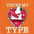 thumbnail image 3 of Peanuts - You're My Type - Toddler And Youth Short Sleeve Graphic T-Shirt, 3 of 6