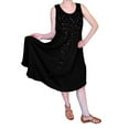 thumbnail image 5 of Peach Couture Embroidered Umbrella Caftan Sun Dress, 5 of 10