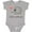 AC-Heather Grey, variant on Inktastic Daddy Loves Me Boys or Girls Baby Bodysuit