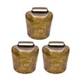 thumbnail image 2 of Toysmith 3 Pieces Dog Collar Bells Durable Wildlife Bell for Pet Small Animals Kitten Bronze, 2 of 9