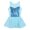 Blue, variant on inhzoy Girls Sequined Ballet Dance Leotard Dress Tutu Skirted