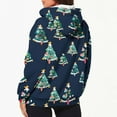 thumbnail image 3 of VERUGU Womens Jackets Casual Fall Winter Fashion Zipper Christmas Printed Coat Long Sleeve Drawstring Hooded Sweatshirt Blue XL, 3 of 6
