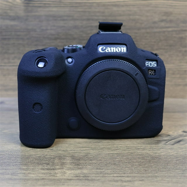 GadgetCom Étui de Protection en Silicone pour Canon EOS R6 / R6 Mark II - Antichoc, Anti-Rayures, Couverture Complète, Design Facile à Saisir