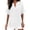 White, variant on Womens Cotton Linen Tops Casual V Neck Blouse Loose Fit Short Sleeve Shirt Lightweight Summer Beach Vacation Clothes by Gbobgt White 3XL