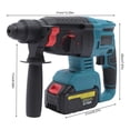 thumbnail image 3 of 21V 800W Electric Demolition Jack Hammer with 2 Battery & Charger, 3 of 8