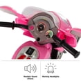 thumbnail image 3 of Motocicleta eléctrica Lil' Rider de 3 ruedas para niños de 3 a 6 años, color rosa, 3 of 6