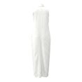 thumbnail image 4 of Bysome Women Dress Solid Color Sleeveless Tie Neck Dresses Summer Quick Dry Women Dresses Size 3XL White, 4 of 5