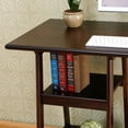thumbnail image 2 of Espresso Sawhorse Desk, 2 of 3