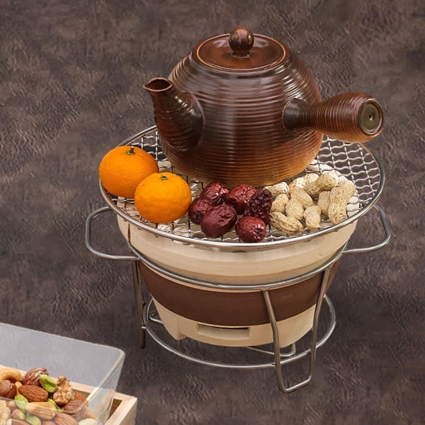 SS8r26 CELECT studs pot 炭化焼成 スタッズ 5.5号 S SERENABLE Pottery Clay Charcoal Stove Burning Yakitori Grill for