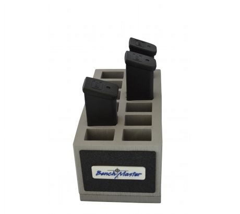 Benchmaster Double Stack 45ACP 12-Unit Mag Rack, Gun Storage & Shooting Accessories