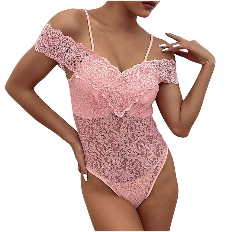 Lace Shapewear Bodysuit for Women Charming Off Shoulder Body Shaper Fashion  Spice Style Jumpsuits Tops 