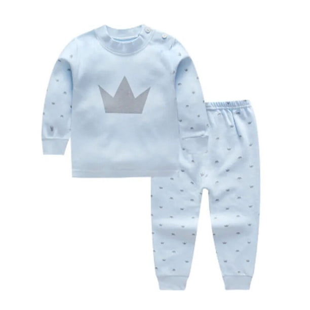Pijamas de algodón 100% para niños y niñas, ropa de dormir para regalo de Navidad, ropa de noche de dinosaurio para bebés